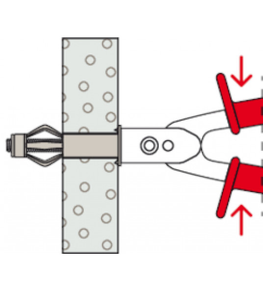 FISCHER HM 5X52 S MET. HOLLEWANDPLUG (50 STUKS) FISCHER HM 5X52 S MET. HOLLEWANDPLUG (50 STUKS)