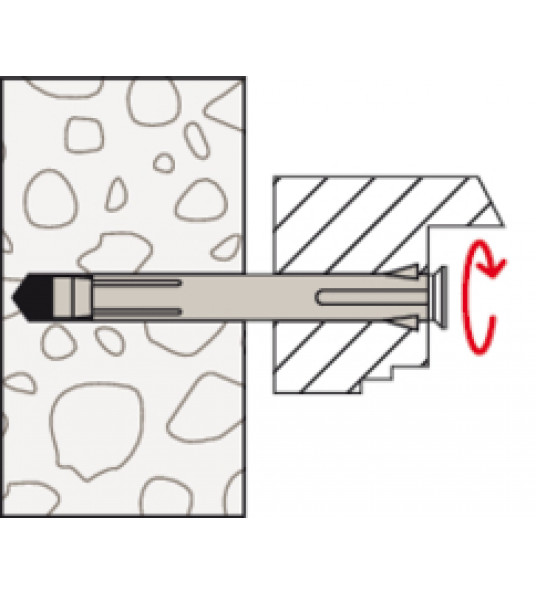 FISCHER F 10 M 112 METALEN KOZIJNPLUG FISCHER F 10 M 112 METALEN KOZIJNPLUG