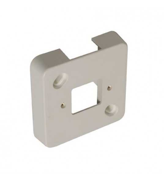 MONTAGEPLAAT ENKEL TBV KABELGOOT P25 WIT (2 STUKS)