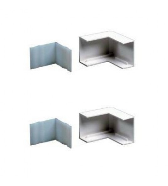 BUITENHOEK TBV KABELGOOT P25 WIT (2 STUKS)