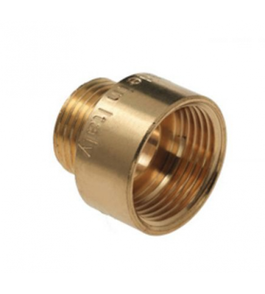 BONFIX DRAAD MESSING NEUSSTUK 3/4" BI.DR. X 1/2" BU.DR.