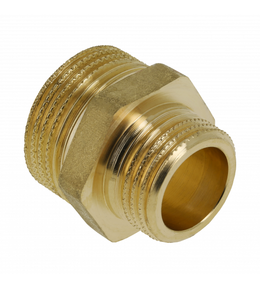 BONFIX DRAAD MESSING VERLOOPNIPPEL 1/2" X 3/8" BU.DR.