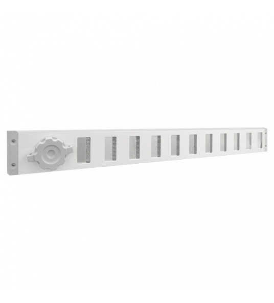 500X65MM AFSLUITBAAR ROOSTER ALUMINIUM WIT OPBOUW MET VLIEGENGAAS 500X65MM AFSLUITBAAR ROOSTER ALUMINIUM WIT OPBOUW MET VLIEGENGAAS