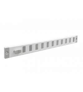 300X30MM AFSLUITBAAR ROOSTER ALUMINIUM WIT OPBOUW MET VLIEGENGAAS