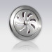 RVS VENTILATIEROOSTER AFSL. Ø 100 MM