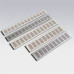 400X100 VENTILATIESTRIP ALUMINIUM WIT