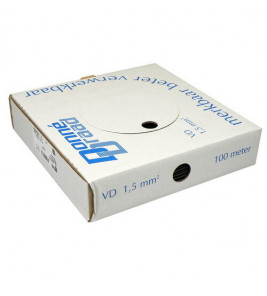 DONNE VD-DRAAD 1.5MM² ZWART ECA (100 METER)