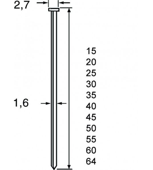 BRAD SKN16 CNK 30 MM DOOS 2,50MILLE