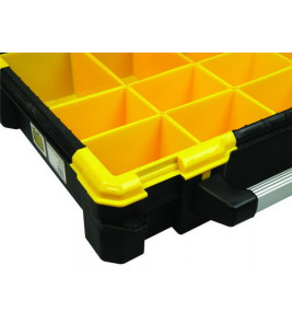 STOCKBOX PROF KOFFER + LOSSE BAKJES GROOT GEEL/ZWART