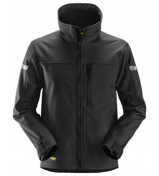 ALLROUNDWORK, SOFTSHELL JACK, ZWART - ZWART (0404), M