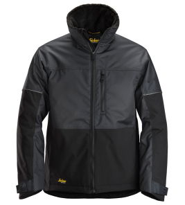 ALLROUNDWORK WINTERJACK, STAAL GRIJS - ZWART L