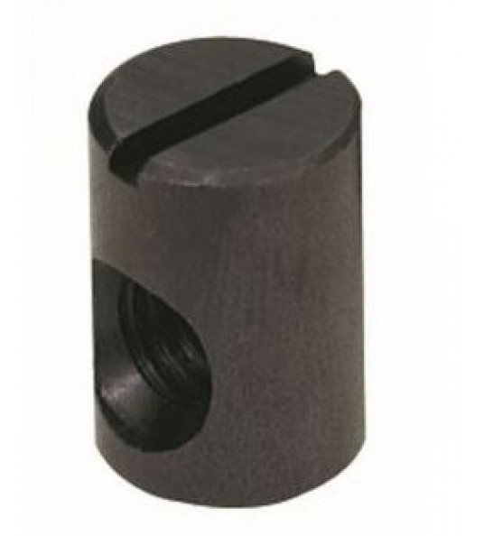 DWARSMOER METAAL ZWART M6 8 STUKS