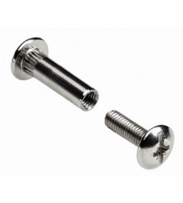 KAST KOPPELBOUT METAAL VERCHROOMD 30-42MM 4 STUKS