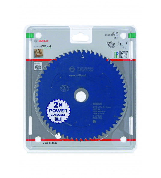 BLAD EXP. WOOD 190X30X1.5/1X60T ACCU