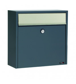 BRIEVENBUS 2500 ANTRACIET/INOX KLEP BRIEVENBUS 2500 ANTRACIET/INOX KLEP